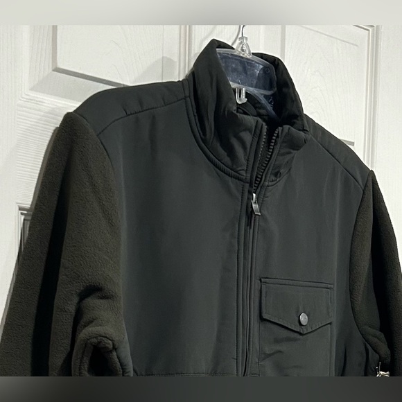 Vuori Men's Medium Morrow Sherpa Jacket Dark Oregano Green NWT Fleece Full Zip - Picture 3 of 7